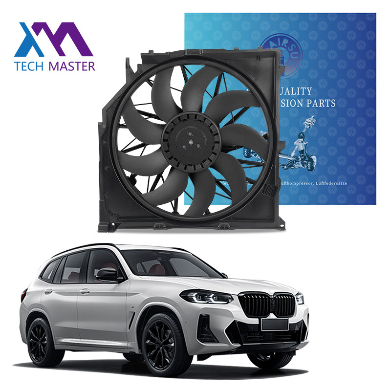 BMW E83 ISO TS15949 認証のためのOEM オプションを持つ効率的なプラスチックカー冷却扇